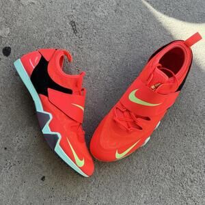 Nike Pole Vault Elite Track & Field Jumping Spikes Crimson FZ9649-600 Size 12
